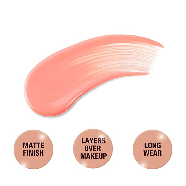 CHARLOTTE TILBURY PILLOW TALK MATTE LIQUID BLUSH WAND – MATTE BLUSH FOR CHEEKS WITH CUSHION APPLICATOR – INFUSED WITH LUMI-BLUR TECHNOLOGY FOR A LIGHT-REFLECTING, SOFT-FOCUS EFFECT – PINK POP