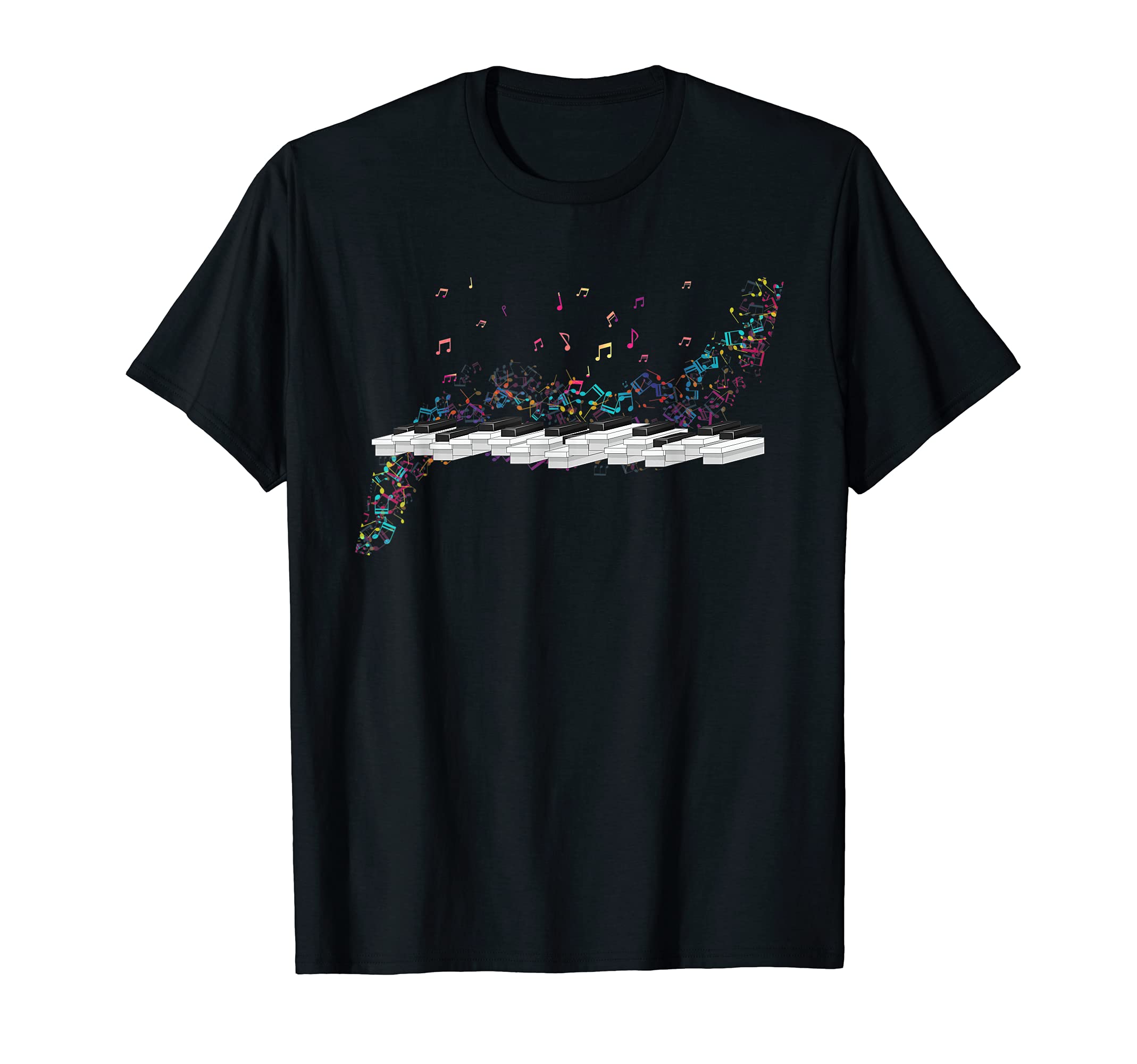 Piano Keyboard Classical Musician Pianist Music Notes Piano T-Shirt