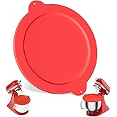 Silicone Mixer Cover, Bowl Cover for KitchenAid 4.5-5 Quart Tilt-Head Stand Mixers, Dishwasher Safe Mixer Accessory, Red