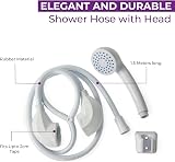 Blue Canyon Apollo Shower Spray White Bath Tap Attachment Push-On Fitting Upto view 5