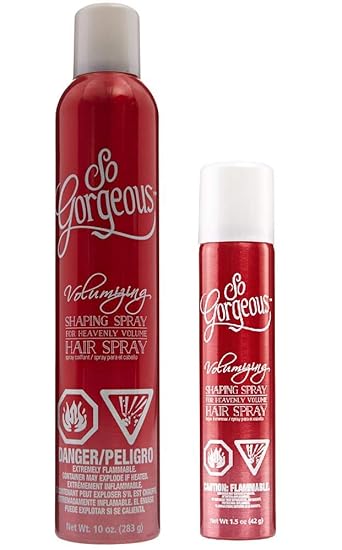 Amazon Com So Gorgeous Pulverizador De Pelo Con Forma Voluminizadora Tamano Normal Y De Viaje Beauty