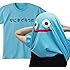 変身 かぶる 面白 Tシャツ【スカイブルー】【なにかでそうだ】雑貨 魔物/I7/