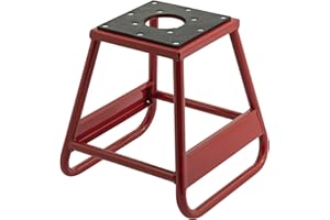 MX Cross Enduro Bike Paddock Stand Lift Red Garage Motorcycle Motorbike