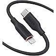 Anker USB-C to Lightning Cable, 641 Cable (Midnight Black, 6ft), MFi Certified, Powerline III Flow Silicone Fast Charging Cab