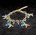 FY 2 Pcs Unicorn Bracelets Rainbow Unicorn Charm Bracelet For girls kids