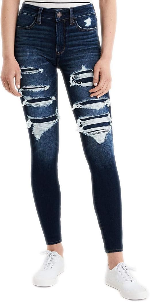 american eagle ripped jean shorts