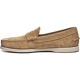 Sebago Men's Dan Boat Flesh Out Shoes - Classic Leather Boat Loafers, Handsewn Moccasin Design, Non-Marking Rubber Sole