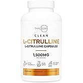 Type Zero L-Citrulline Capsules (180 Capsules) (1500 mg per Serving) - GMO-Free