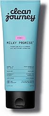 cleanjourney Hydrating Milk Cleanser, Gentle Milky Face Wash with Squalane & Chamomile for Normal to Dry Skin, Vegan, EWG Ver
