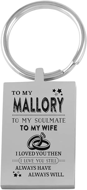 to my wife keychain