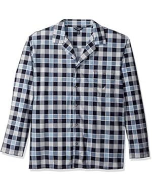 Men's Cozy Fleece Camp Navy Check