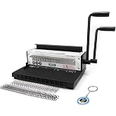 Rayson TD-1500B34 Wire Binding Machine, 3:1 Pitch, 15 Sheets Punch, 130 Sheets Bind