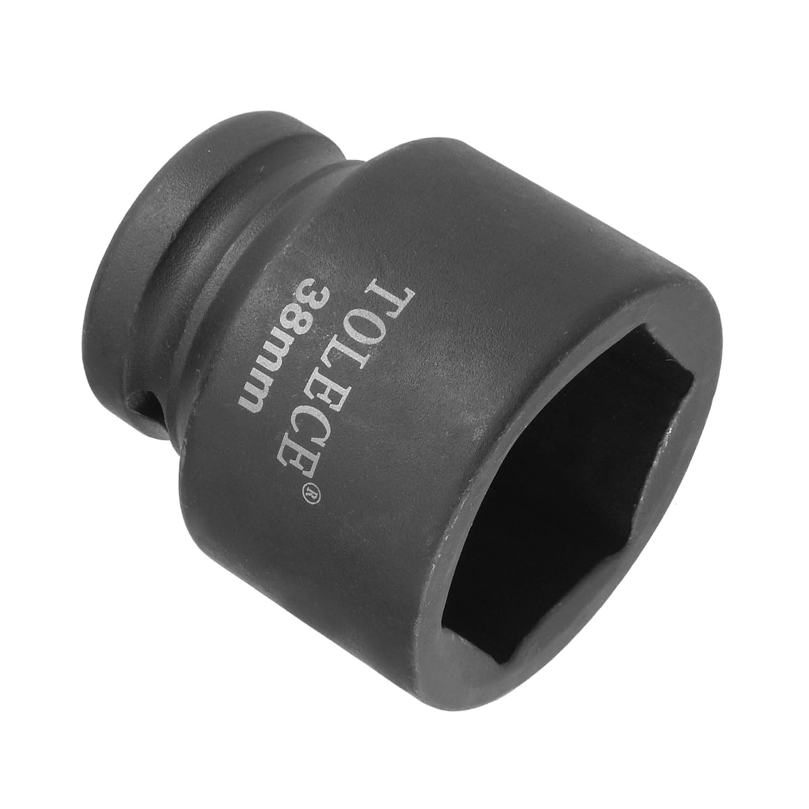 CoCud 6-Point Shallow Impact Socket, 3/4-Inch Drive 38mm Socket, Cr-Mo Spindle Axle Nut Impact Socket - (Applications: for Household Maintenance)