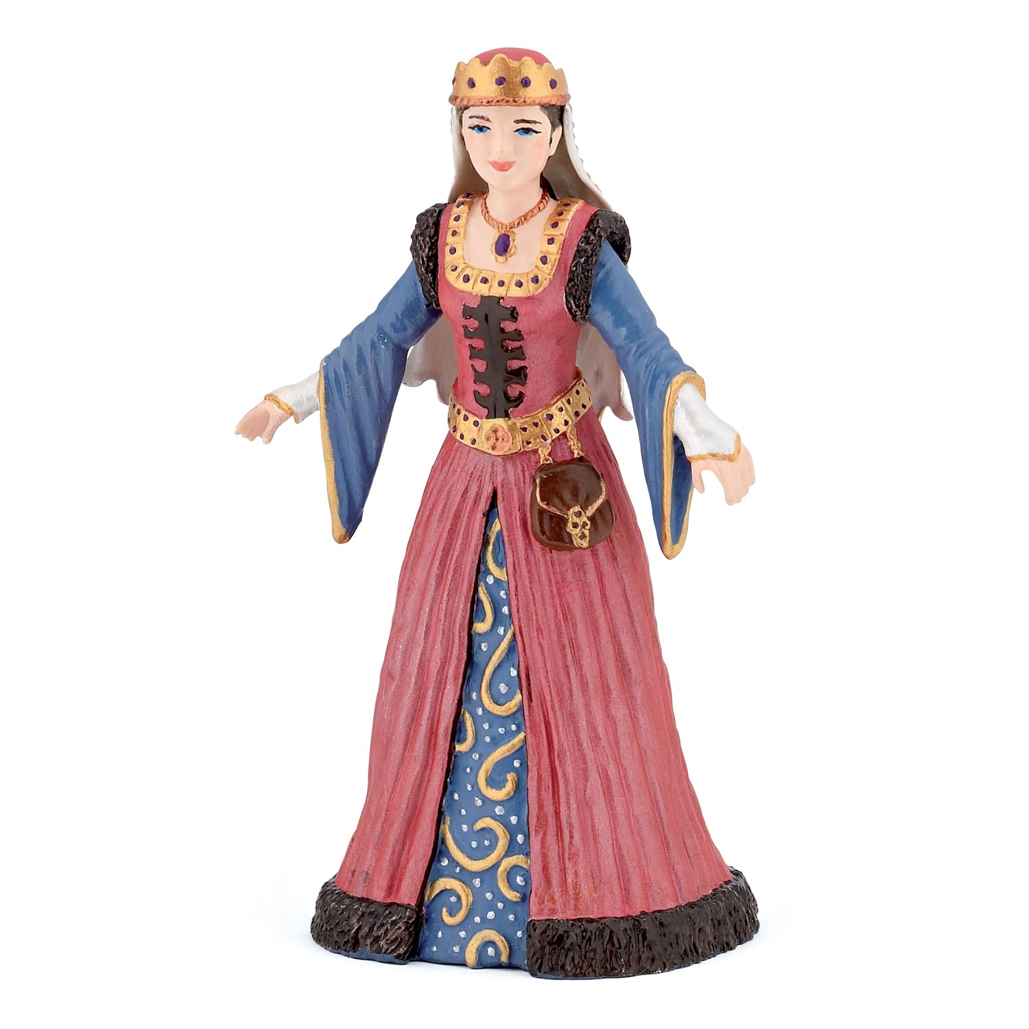 Papo - Realistic Medieval Queen Figure - Ages 3+ - Fantasy & Medieval Collection - Creative Play Royal World - Gift Idea Toy for Girls and Boys