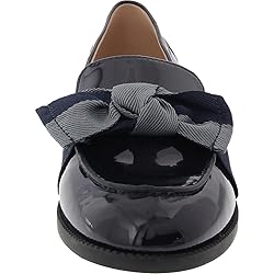 Bandolino Women's Lindio Loafer, Navy Patent 401, 12