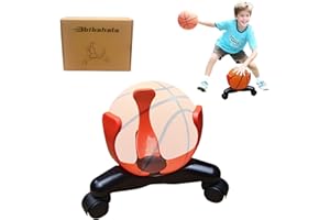 bibahala Sideways Low-Center Dribbling Sliding Clamps Basketball Training Equipment Improve Skills Agility Coordination Training Kit Suitable for Basketballs of Size 5, 6, and 7