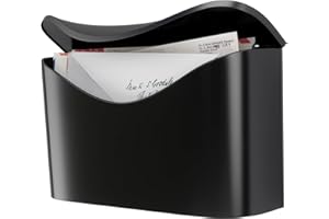 Umbra Postino Wall-Mount Mailbox, Black