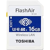 Toshiba FlashAir 4th Generation SD Wifi SDHC / SDXC memory card - 16GB (OEM Pack)