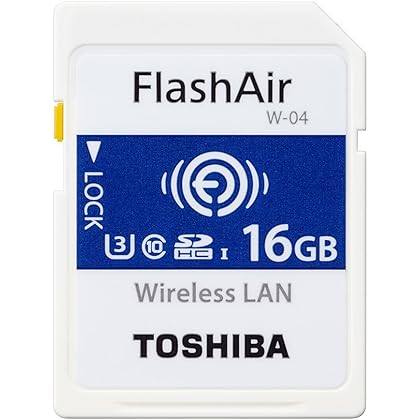 32GB Toshiba FlashAir W-03 Wi-Fi Wireless LAN SD Card SDHC CL10