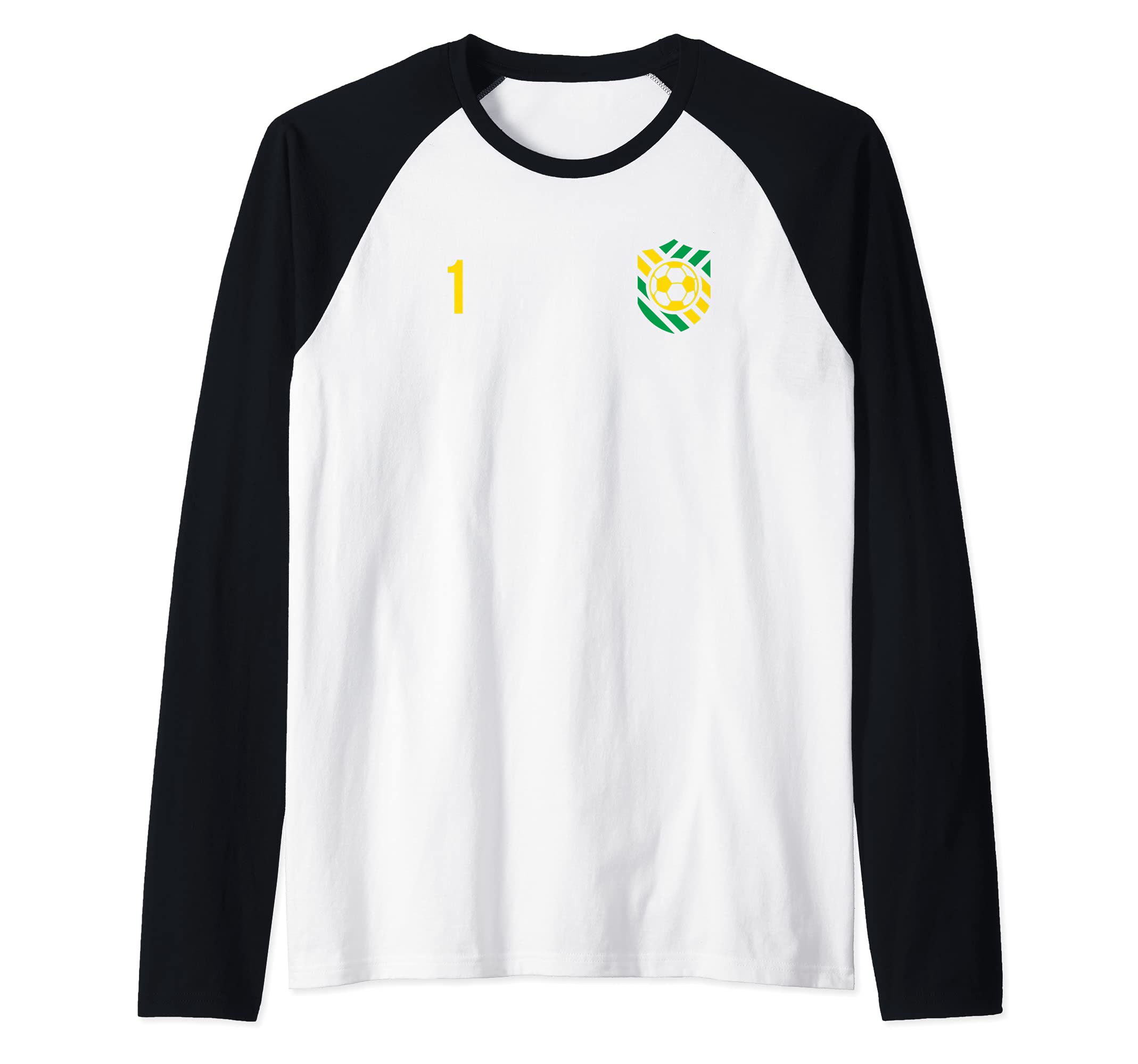 Flag Brasil Raglan Baseball Tee
