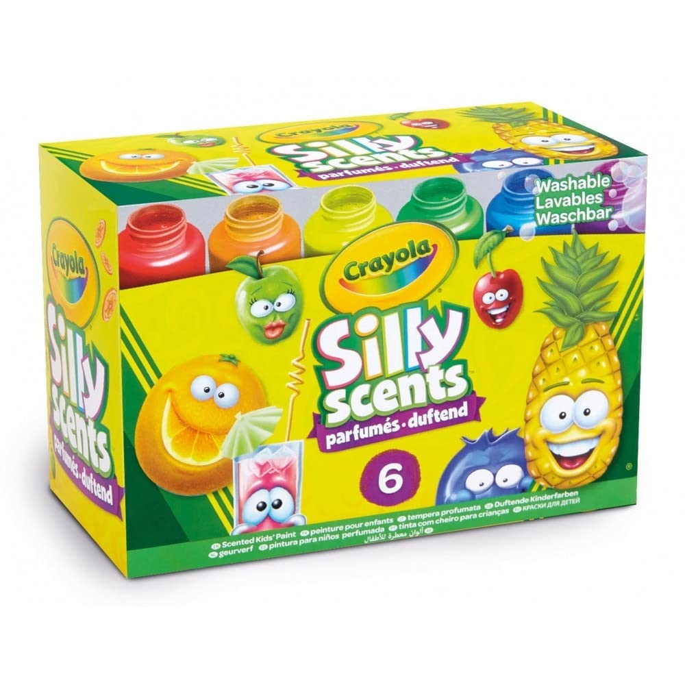Crayola 54-2392-E-000 6ct 2oz Washable Silly Scents Paints