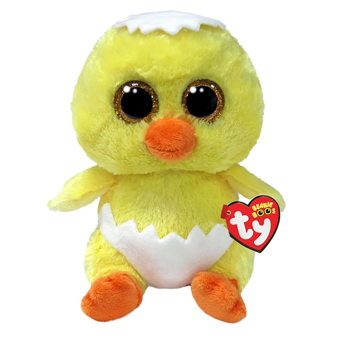 Ty Beanie Boos Peetie,Yellow/White