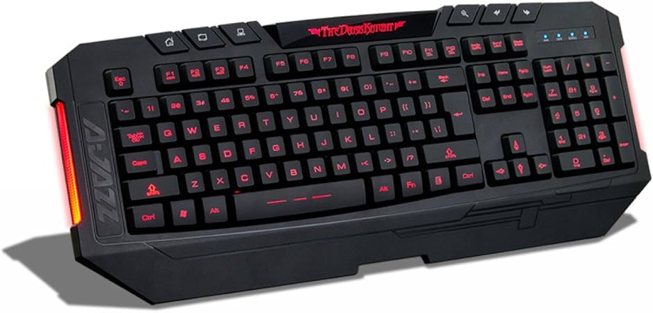 Qisan The Dark Knight Teclado Qwerty Ingles Sin N Cable Usb 0553 X Amazon Es Informatica