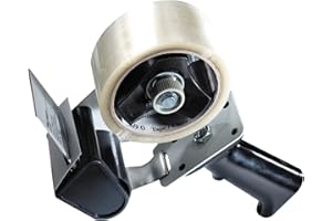 3M Tartan Pistol Grip Box Sealing Tape Dispenser-Holds Total 1 Tape(s)