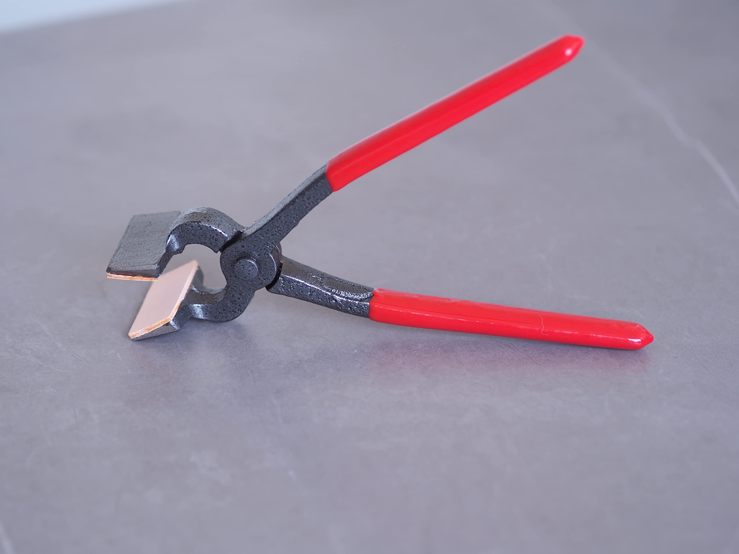 Joidiy Leather Flat Wallet Pliers and 10 Hefty Leather Clip Clamps