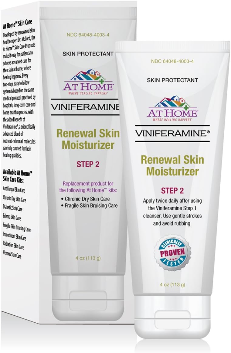 At Home Renewal Moisturizer - Medical Grade Moisturizer-Contains Viniferamine