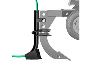 KINGWAY Pipelayer Attachment fit 3-Point Lawn Tractor ATV UTV, Light Duty Flexible Pipe Laying Tool for Irrigation Pipes and Underground Wires Hoses, Work on Hitch Mounted Ripper Trencher Accessories