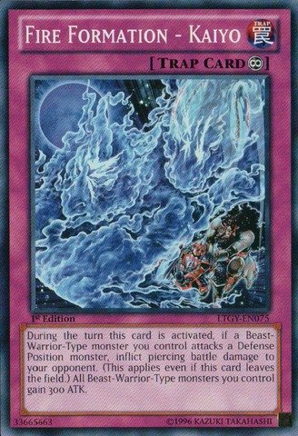 Yu-Gi-Oh! - Fire Formation - Kaiyo (LTGY-EN075) - Lord of the Tachyon Galaxy - 1st Edition - Common