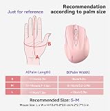 TECKNET Bluetooth Mouse Tri-Mode 4800DPI Rechargeable 6 Buttons Silent view 7