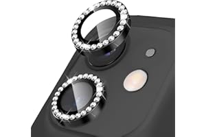 Camera Lens Protector for iPhone 11, Diamond 9H Tempered Glass Camera Cover Screen Protector Bling Phone Decoration, Individu