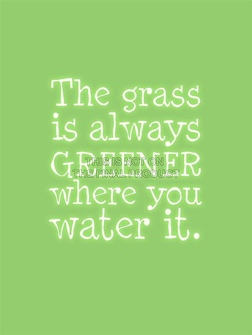 Amazon Com Wee Blue Coo Prints Grass Always Greener Water It
