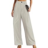 TESANCCO Wide Leg Pants for Women Business Casual Palazzo Pant High Waisted Dressy Flowy Work Office Trousers with Pockets
