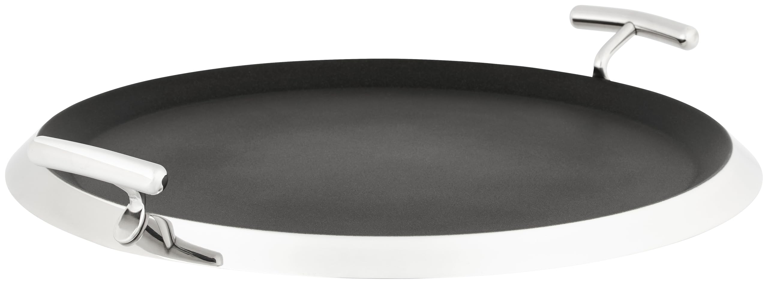 Stellar Griddle Pan, Non-Stick, 29 cm, Stainless Steel, Silver