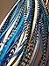 Feather Hair Extensions, 100% Real Rooster Feathers, 10 Long Thin Loose Individual Feathers, By Feather Lily