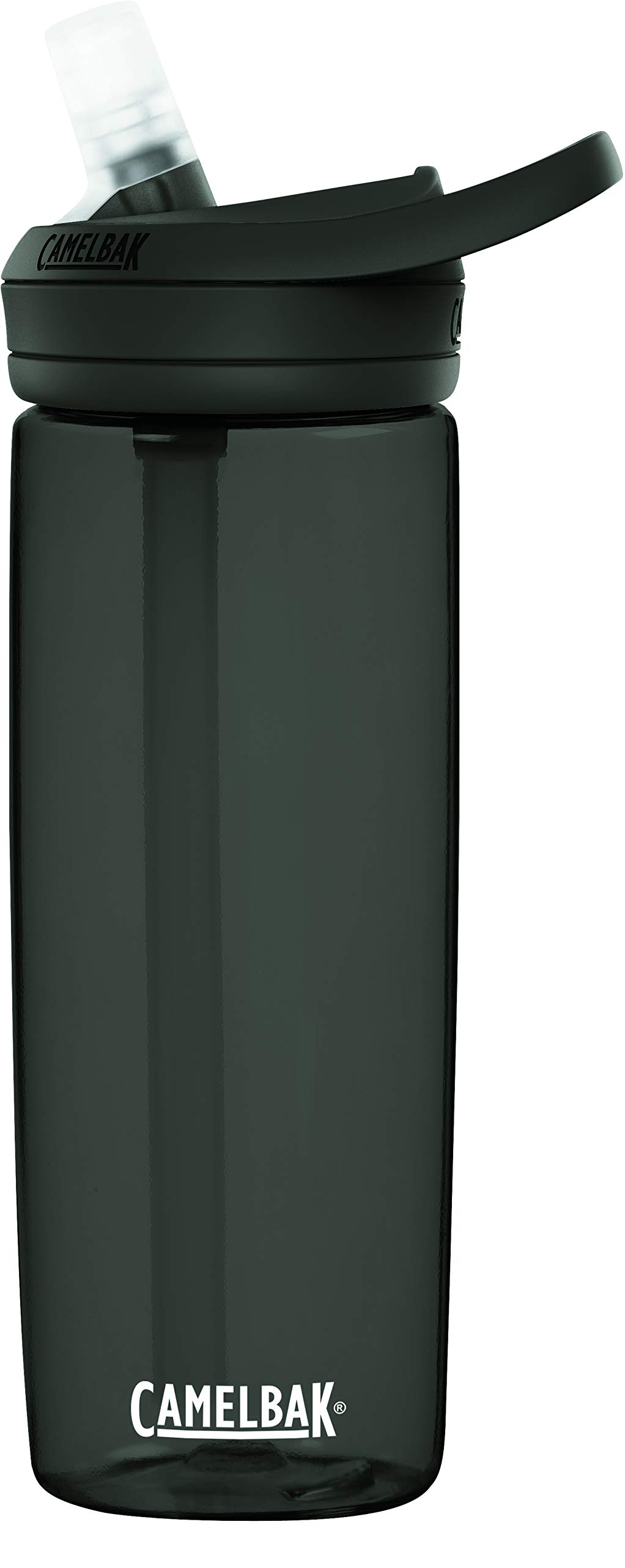 CAMELBAK Eddy+ Straw Tritan Bottle - Graphite, 600ml / 0.6L 20oz Eddy Plus Tritan Flask Vessel Canteen Cup Water Juice Drinking Drink Storage Container Holder BPA Free Reusable Safe Eco Friendly