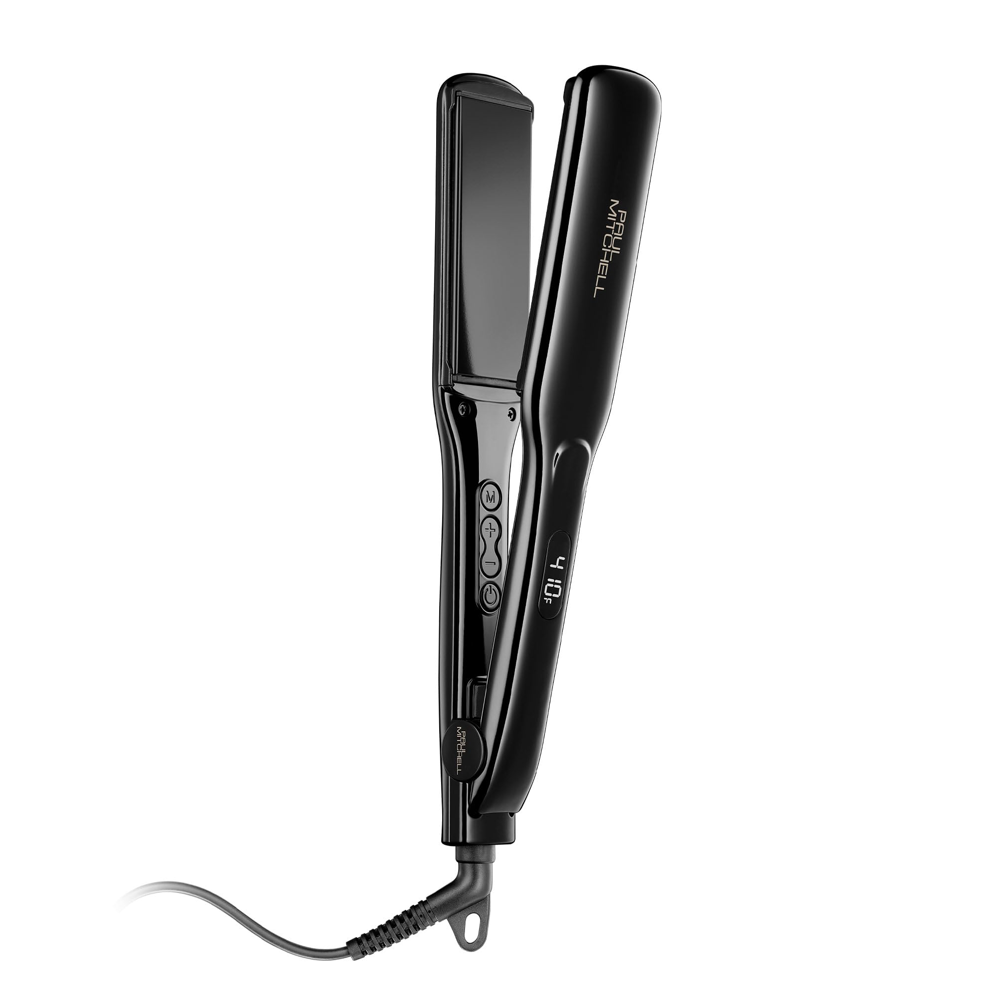 Photo 1 of Paul Mitchell Smooth+ Ceramic Flat Iron, Adjustable Heat Settings, For Smoothing + Straightening, Black, 1.5 Inch