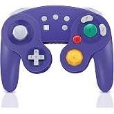 ADHJIE Gamecube Controller for Switch Nintendo | Wireless Gamecube Switch Pro Controller for Nintendo Switch/PC/Steam,One-Button Wake Up, Screenshot Function, Purple