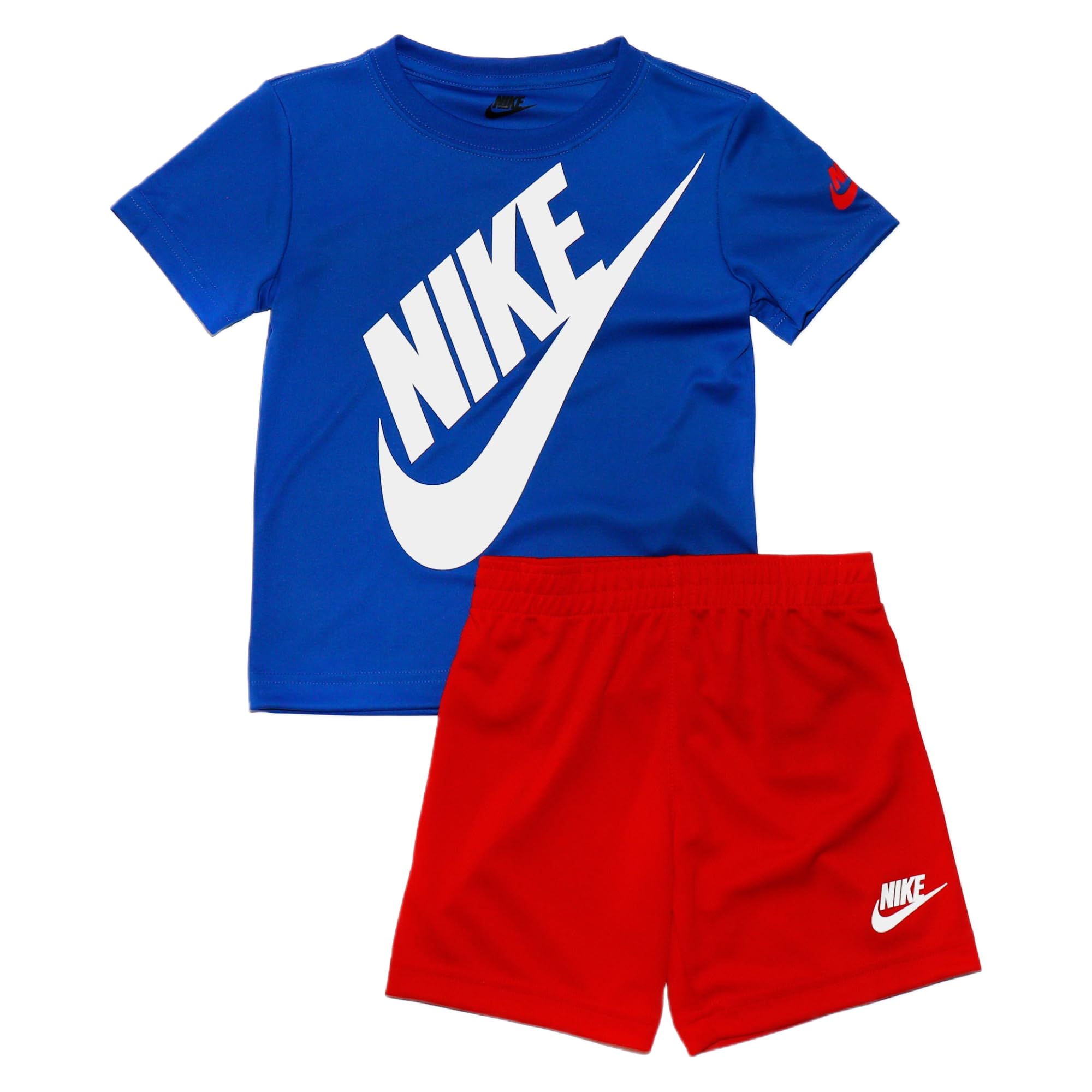 Nike Dri-Fit Sportswear T-Shirt and Mesh Shorts 2-Piece Outfit Set Image Nike Dri-Fit Sportswear T-Shirt and Mesh Shorts 2-Piece Outfit Set Image