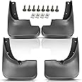 YHTAUTO Mud Flaps Splash Guards Replacement for Toyota Highlander 2008 2009 2010 Sport Utility, Mudguards Mudflaps Accessories for Cars Wheel Protector with Hardware Kit, Front & Rear 4Pcs Set