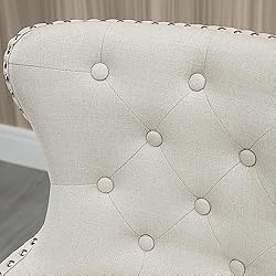 HOMCOM Upholstered Fabric Bar Height Bar
