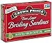 Crown Prince Two Layer Brisling Sardines in Extra Virgin Olive Oil, 3.75-Ounce Cans (Pack of 12)