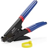 iCrimp Cable Tie Tension Tool One Hand Flush Cut Zip Tie Gun | For 0.14"-0.37" plastic or nylon cable tie, quick tension, lightweight design, 150Lbs max pull force