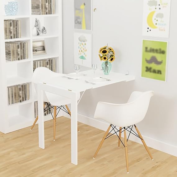 Amazon.de: Dongy MDF Wand-Klapptisch Drop-Blatt Tisch Küche Esstisch