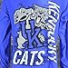 University of Kentucky Super Cats on a Long Sleeve Blue T Shirt
