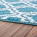 Well Woven Small Rug Mat Doormat Modern Kids Room Kitchen Rug Calipso Blue 1'8