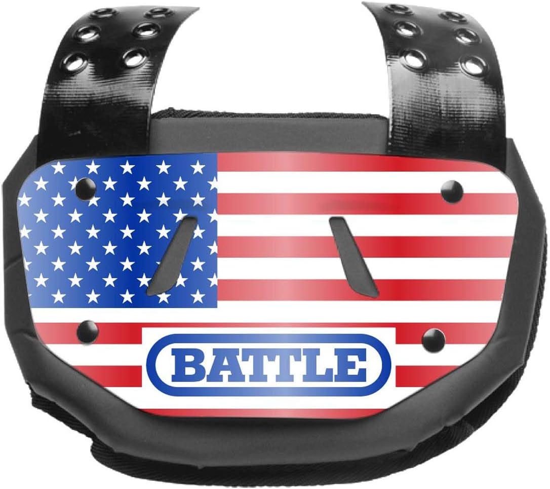 Battle Sports Back Plate - Rear Protector Lower Back Pads for Football Players : Sports & Outdoors
